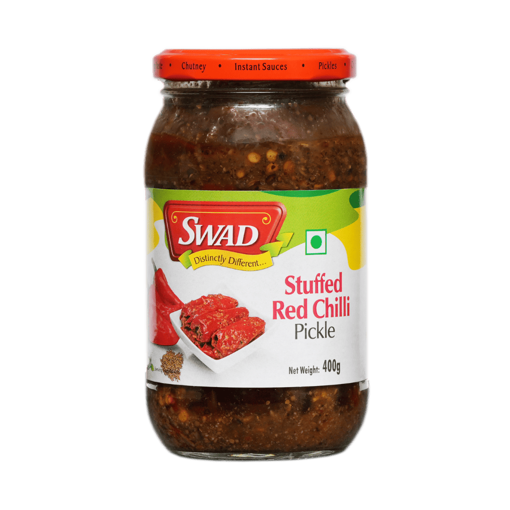 SWAD Stuffed Red Chilli Pickle 400g